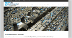 Desktop Screenshot of dbmeccanica.it